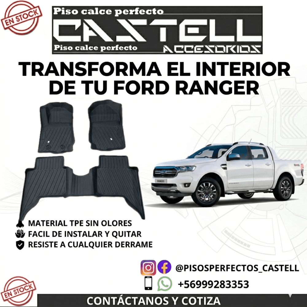 Pisos de Calce Perfecto Ford Ranger
