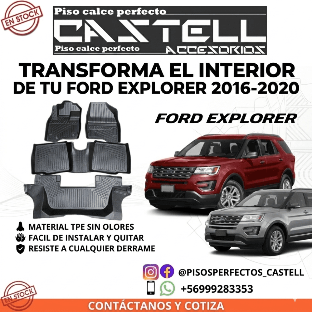 Pisos de Calce Perfecto Ford Explorer