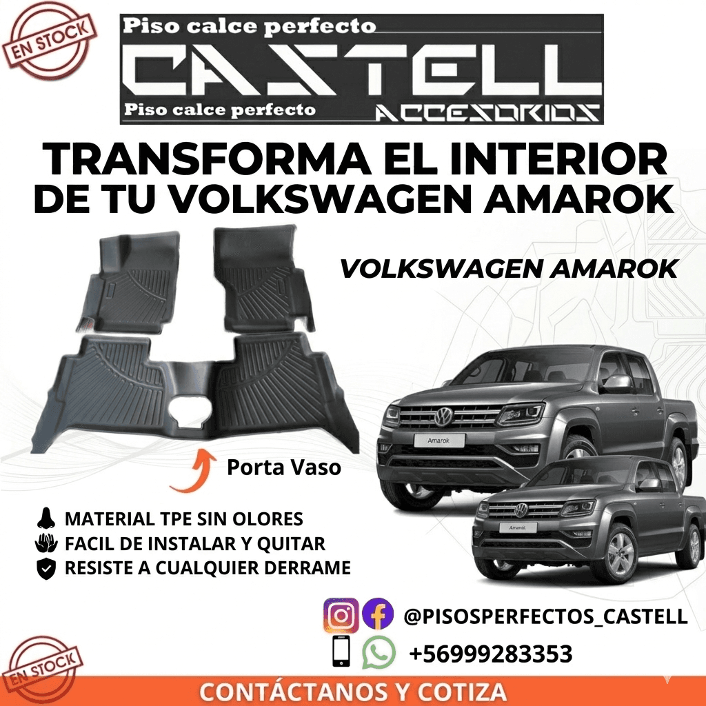 Pisos de Calce Perfecto VOLKSWAGEN AMAROK